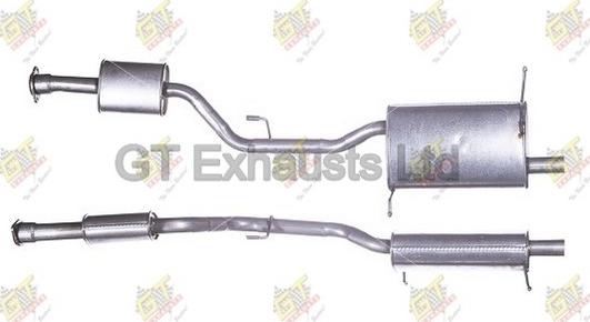 GT Exhausts GBM306 - Silenziatore posteriore autozon.pro