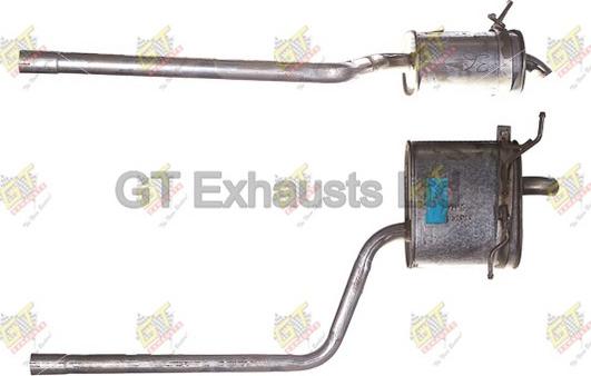 GT Exhausts GBM381 - Silenziatore posteriore autozon.pro