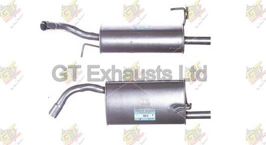 GT Exhausts GCL303 - Silenziatore posteriore autozon.pro