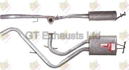 GT Exhausts GCN465 - Silenziatore posteriore autozon.pro