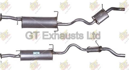 GT Exhausts GDN481 - Silenziatore posteriore autozon.pro