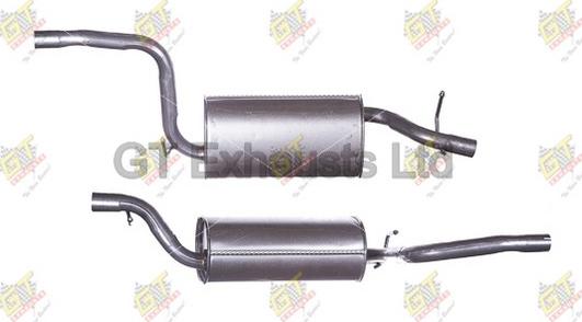 GT Exhausts GFE911 - Silenziatore centrale autozon.pro