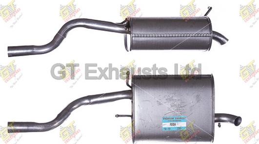 GT Exhausts GFE934 - Silenziatore posteriore autozon.pro