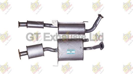 GT Exhausts GFE366 - Silenziatore centrale autozon.pro