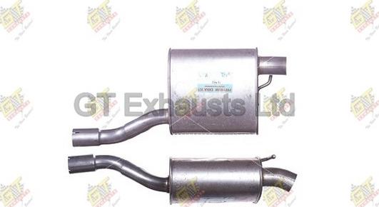 GT Exhausts GFE705 - Silenziatore posteriore autozon.pro