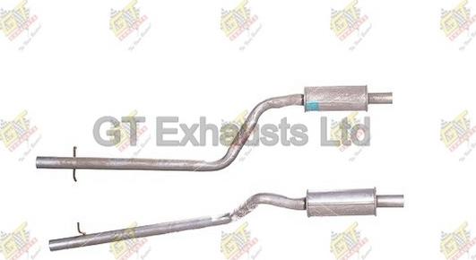 GT Exhausts GFT605 - Silenziatore centrale autozon.pro