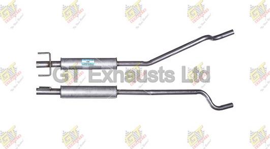 GT Exhausts GGM511 - Silenziatore centrale autozon.pro