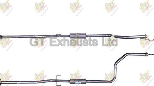 GT Exhausts GHA240 - Silenziatore centrale autozon.pro