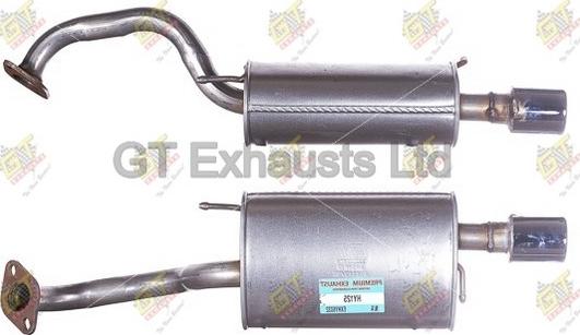 GT Exhausts GHY125 - Silenziatore posteriore autozon.pro