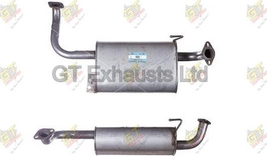 GT Exhausts GIZ026 - Silenziatore centrale autozon.pro