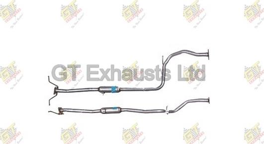 GT Exhausts GKA001 - Silenziatore centrale autozon.pro