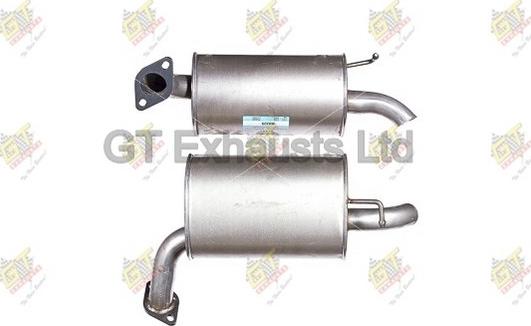 GT Exhausts GMA339 - Silenziatore posteriore autozon.pro