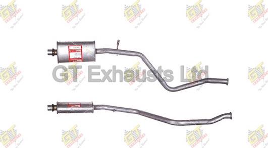 GT Exhausts GPG412 - Silenziatore centrale autozon.pro