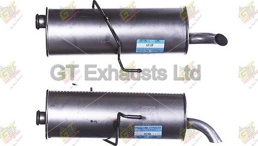 GT Exhausts GPG706 - Silenziatore posteriore autozon.pro