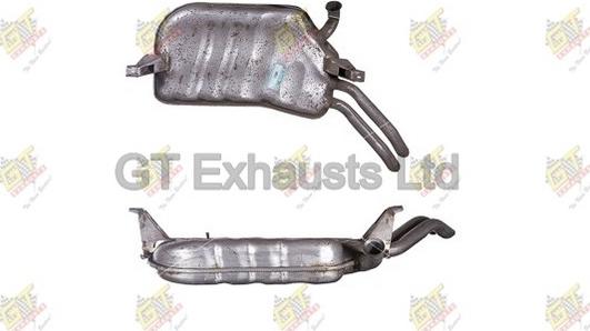 GT Exhausts GRN811 - Silenziatore posteriore autozon.pro