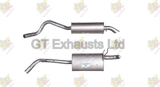 GT Exhausts GRN749 - Silenziatore posteriore autozon.pro