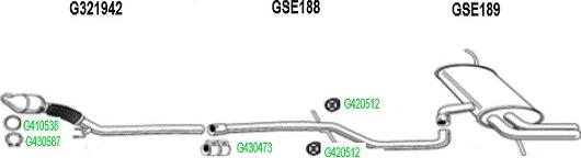 GT Exhausts GSE188 - Tubo gas scarico autozon.pro