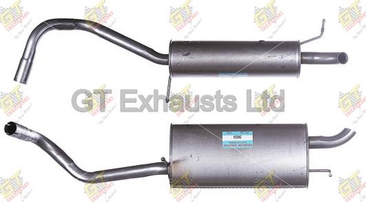 GT Exhausts GSK034 - Silenziatore posteriore autozon.pro