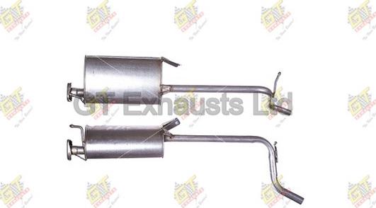 GT Exhausts GSZ099 - Silenziatore posteriore autozon.pro