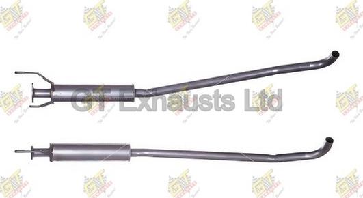 GT Exhausts GSZ118 - Silenziatore centrale autozon.pro