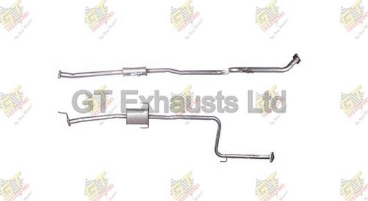 GT Exhausts GTY285 - Silenziatore centrale autozon.pro