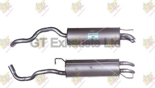 GT Exhausts GVW585 - Silenziatore posteriore autozon.pro