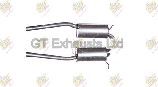 GT Exhausts GVW675 - Silenziatore posteriore autozon.pro