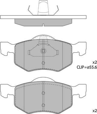 Hagen GP1519 - Kit pastiglie freno, Freno a disco autozon.pro