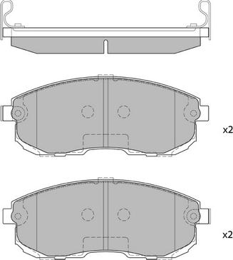 Valeo 606420 - Kit pastiglie freno, Freno a disco autozon.pro