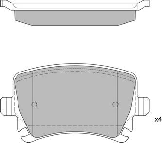 Hagen GP2099 - Kit pastiglie freno, Freno a disco autozon.pro