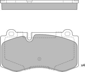 Hagen GP2195 - Kit pastiglie freno, Freno a disco autozon.pro