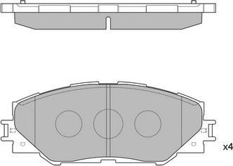 Hagen GP2138 - Kit pastiglie freno, Freno a disco autozon.pro