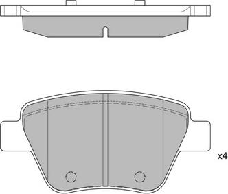 Hagen GP2314 - Kit pastiglie freno, Freno a disco autozon.pro