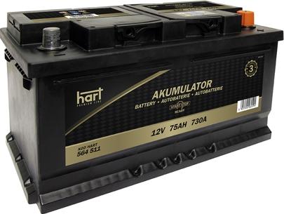 Hart 564 511 - Batteria avviamento autozon.pro