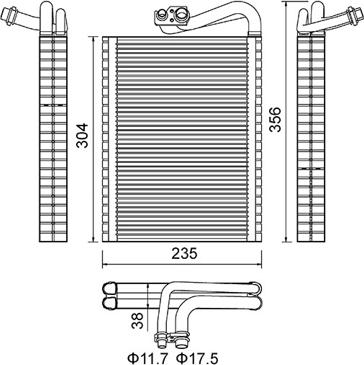 Hart 644 050 - Evaporatore, Climatizzatore autozon.pro