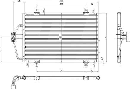 Hart 606 400 - Condensatore, Climatizzatore autozon.pro