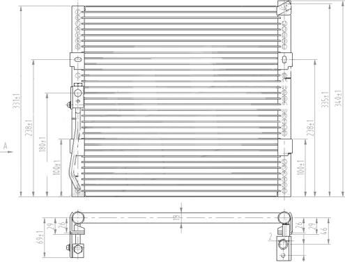 Hart 606 100 - Condensatore, Climatizzatore autozon.pro