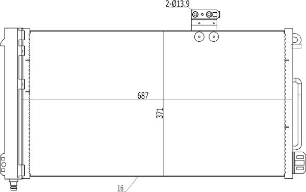 Hart 606 117 - Condensatore, Climatizzatore autozon.pro