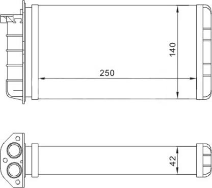 Hart 601 653 - Scambiatore calore, Riscaldamento abitacolo autozon.pro