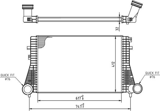 Hart 607 412 - Intercooler autozon.pro