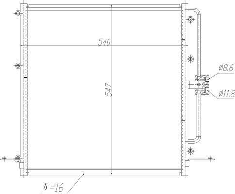 Hart 619 508 - Condensatore, Climatizzatore autozon.pro