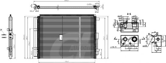 Hart 615 000 - Condensatore, Climatizzatore autozon.pro