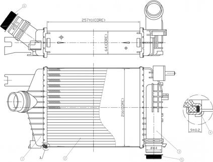 Hart 613 787 - Intercooler autozon.pro