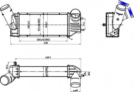 Hart 612 525 - Intercooler autozon.pro