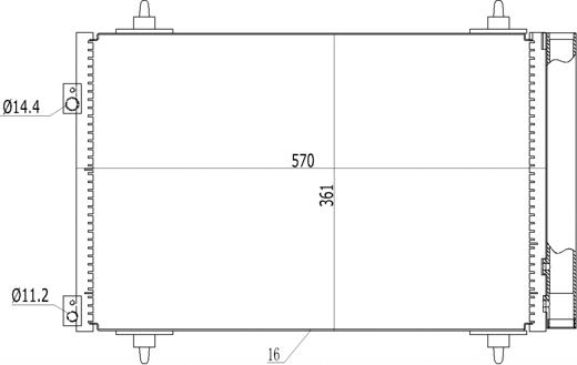 Hart 612 139 - Condensatore, Climatizzatore autozon.pro