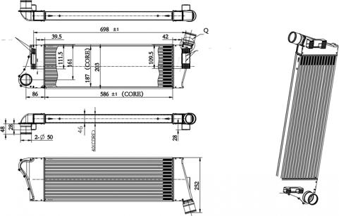 Hart 612 726 - Intercooler autozon.pro