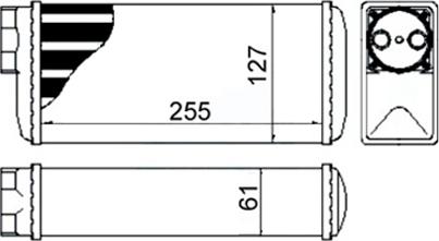 Hart 631 092 - Scambiatore calore, Riscaldamento abitacolo autozon.pro