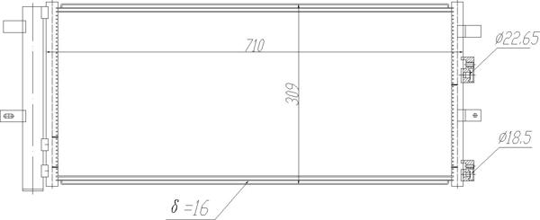 Hart 621 654 - Condensatore, Climatizzatore autozon.pro