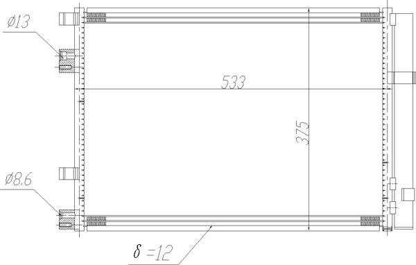 Hart 621 616 - Condensatore, Climatizzatore autozon.pro