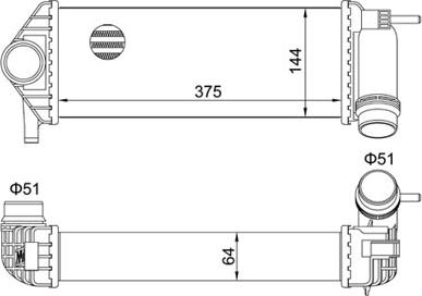 Hart 621 293 - Intercooler autozon.pro